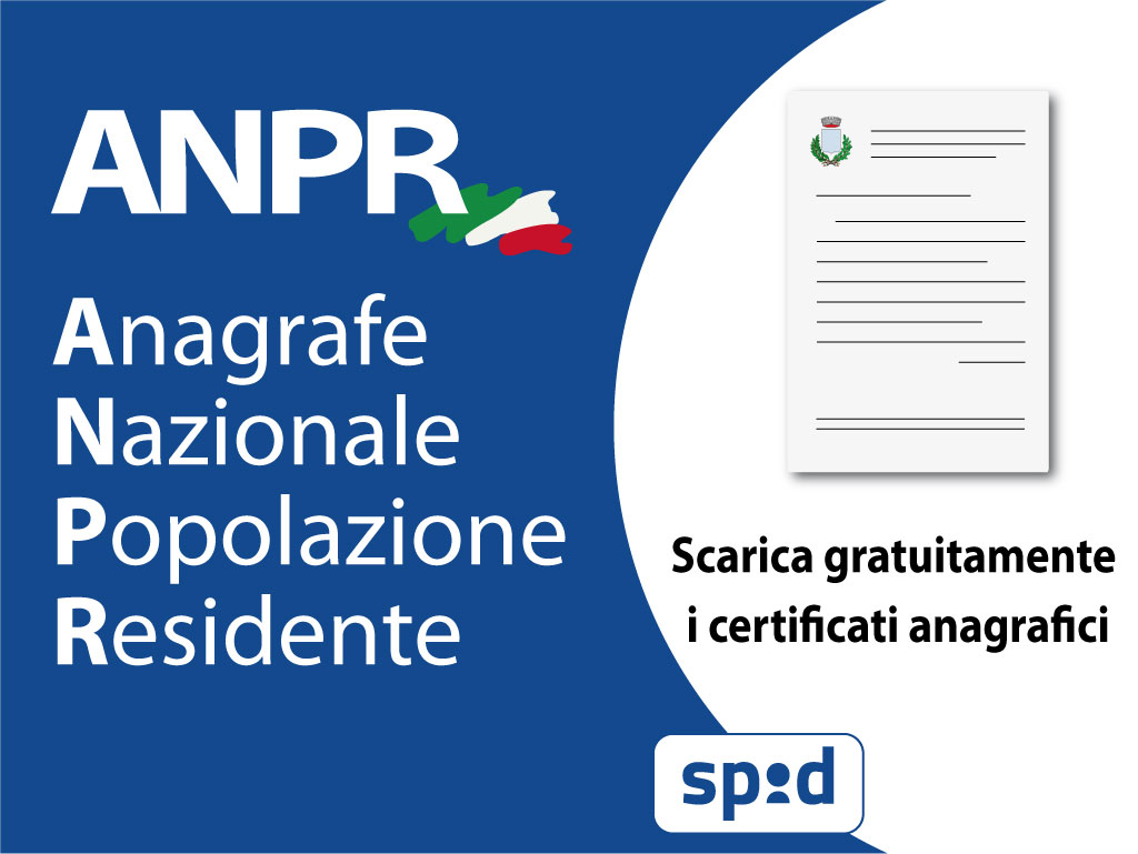 Certificati anagrafici - ANPR